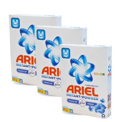Ariel Instant powder Mountain Spring KOMPLET 3x 450g